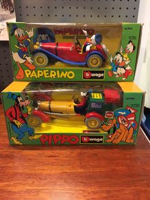 Model Car Disney Goofy And Donald Duck Burago