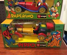1985 Disney Goofy & Donald Duck Made In Italy by Bburago
