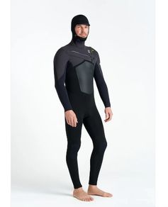 C-Skins NuWave ReWired 6:5 Mens Chest Zip Hooded Steamer Winter Wetsuit 2026