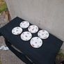 6 vintage vegetables sides plates postage possible Image 2