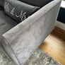Grey Velvet Couch Image 6