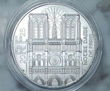France 10 Euro Silver (.333) Uncirculated Coin 2025 - Notre-Dame de Paris