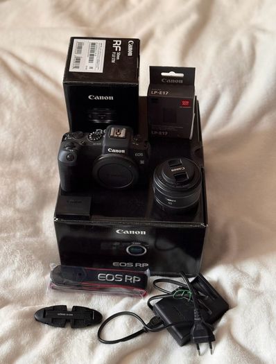 Canon eos rp+ rf 50 mm f1.8 stm