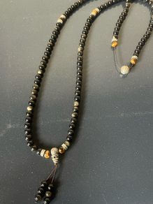 Tiger's Eye Mala Necklace