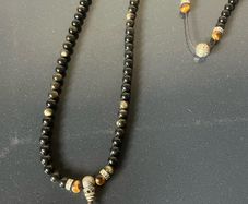 Tiger's Eye Mala Necklace