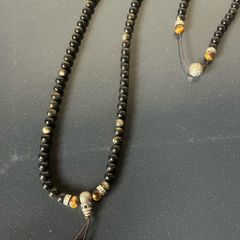 Tiger's Eye Mala Necklace