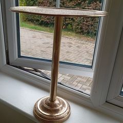 Vintage brass Moroccan style side table