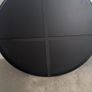 Round Black Metal Frame Mirror (50cm) Heavy Quality Image 5