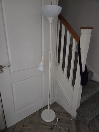 IKEA NOT Floor Uplighter with Reading Lamp