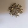 Broach Rainbow Gems Silver Tone Image 3