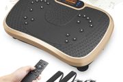Vibration Plate Exercise Machine, Whole Body Workout Fitness Vibration Plate, Vibration Power Plate with Resistance Bands,Slim Vibration Platform for Home Training &amp; Shaping,99 Levels