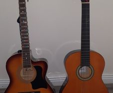 2 guitars plus accessories