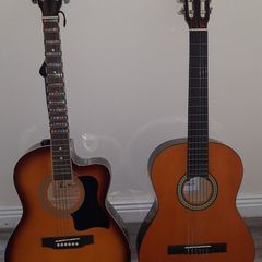 2 guitars plus accessories