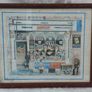 Old advertising shop front picture print ,different brands for sale, in the shop,nice for any home bar or man cave pub restaurant etc,,buyer collects thank you,, rather buyer collects with the glass ,sold as is ,,see pictures for condition Image 3