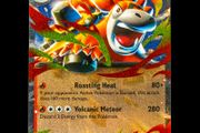 Mega Camerupt EX 022/132 Half Art Double Rare Holo Mega Evolution Base Set Pokemon Card