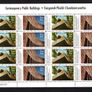2013 Ireland Contemporary Public Buildings  Commemorative Stamps Sheetlet Plate 1A1A1A1A Mint Never Hinged (MNH) Image 2