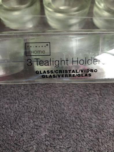 Set of two candle holders