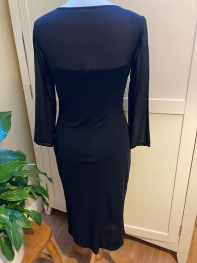 L K Bennett Stunning Elegant Black Dress - Size 10'