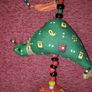 Stuffed Birds on a Hanging String Ornament / Decoration Image 3