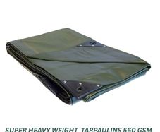 Super Heavy Weight Tarpaulin 5m x 8m  560 gsm PVC