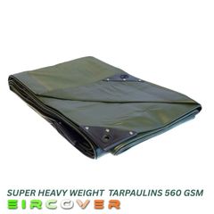 Super Heavy Weight Tarpaulin 5m x 8m  560 gsm PVC