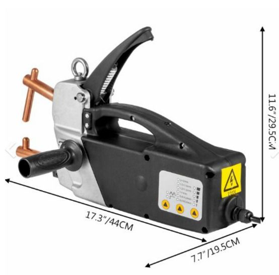 Electric Spot Welder 230v Portable Handheld Welding Tip 2.0 +2.0mm