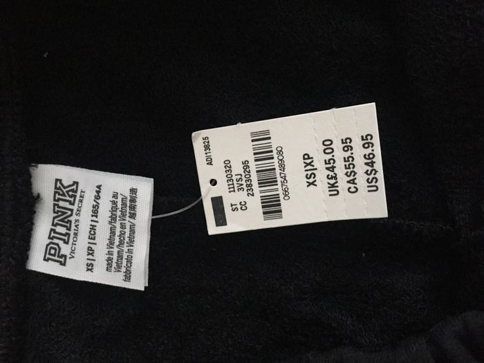 Brand New Victoria Secrets Pink Cut off Sweatpants XS