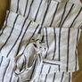 C/Meo Collective white and navy striped corset style dress Image 6