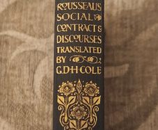 Rousseau's Social Contract, Etc. Translated By G.d.h. Cole, Fellow Of Magdalen College, Oxford. 1932 Hardback In Good Condition. See Photos For Same.