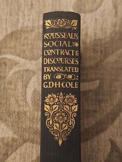 Rousseau's Social Contract, Etc. Translated By G.d.h. Cole, Fellow Of Magdalen College, Oxford. 1932 Hardback In Good Condition. See Photos For Same.
