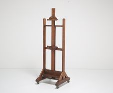 Late Victorian Freestanding Gallery Easel, 20th Century
