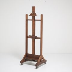Late Victorian Freestanding Gallery Easel, 20th Century