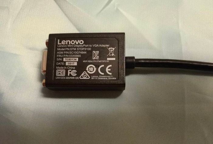 Lenovo Mini-DisplayPort to VGA Adapt