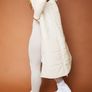 Cream faux leather longline gilet bnwt Image 2