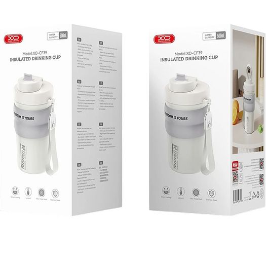 XO Model: XO-CF39 Insulated Drinkling Cup, Hot stays hot, and cold stays cold