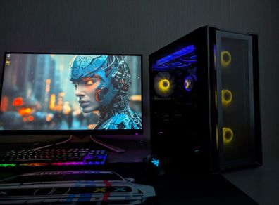 Premium 1080p 1440p Gaming Pc Ryzen 3d V-cache  Rtx 5060 32gb Ram 1tb Nvme