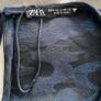 Zara Blue Black Balloon Midi Tiered Dress - Size S - New Image 4