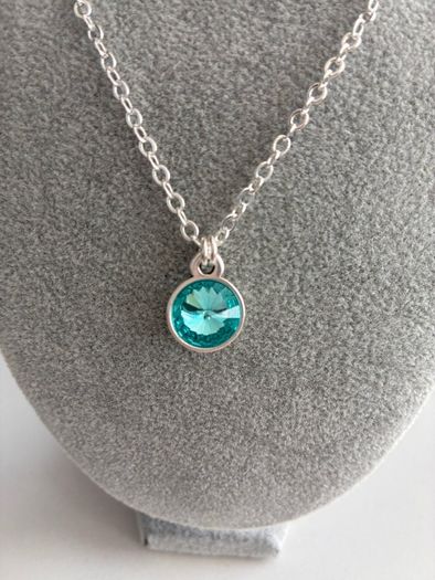 Silver Plated Crystal Necklace