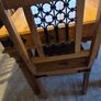 Oak table and 6 chairs Image 9