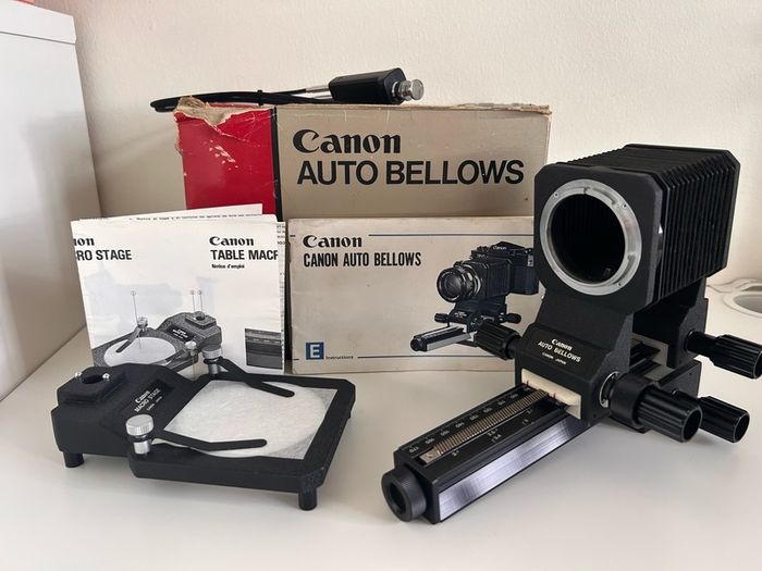 Canon Auto Bellows & Macro Stage