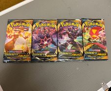 Pokemon Darkness Ablaze Booster Pack Artset