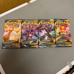 Pokemon Darkness Ablaze Booster Pack Artset