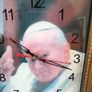 1979 Pope John Paul 11 gilded wall clock Image 6