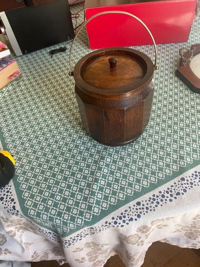 antique biscuit barrel