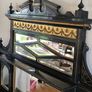 1886 Victorian Aesthetic Movement Ebonised & Gilt Overmantel Mirror Image 8