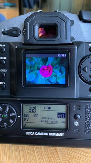 Leica R9 (anthracite finish) with Digital-Modul-R digital back