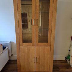 Solid Oak Display Unit
