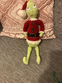 Knitted grinch