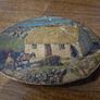Vintage Old Irish Art on Wood Image 3