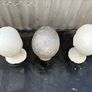 Retro vintage styrofoam polystyrene heads X3 c1960 Image 3